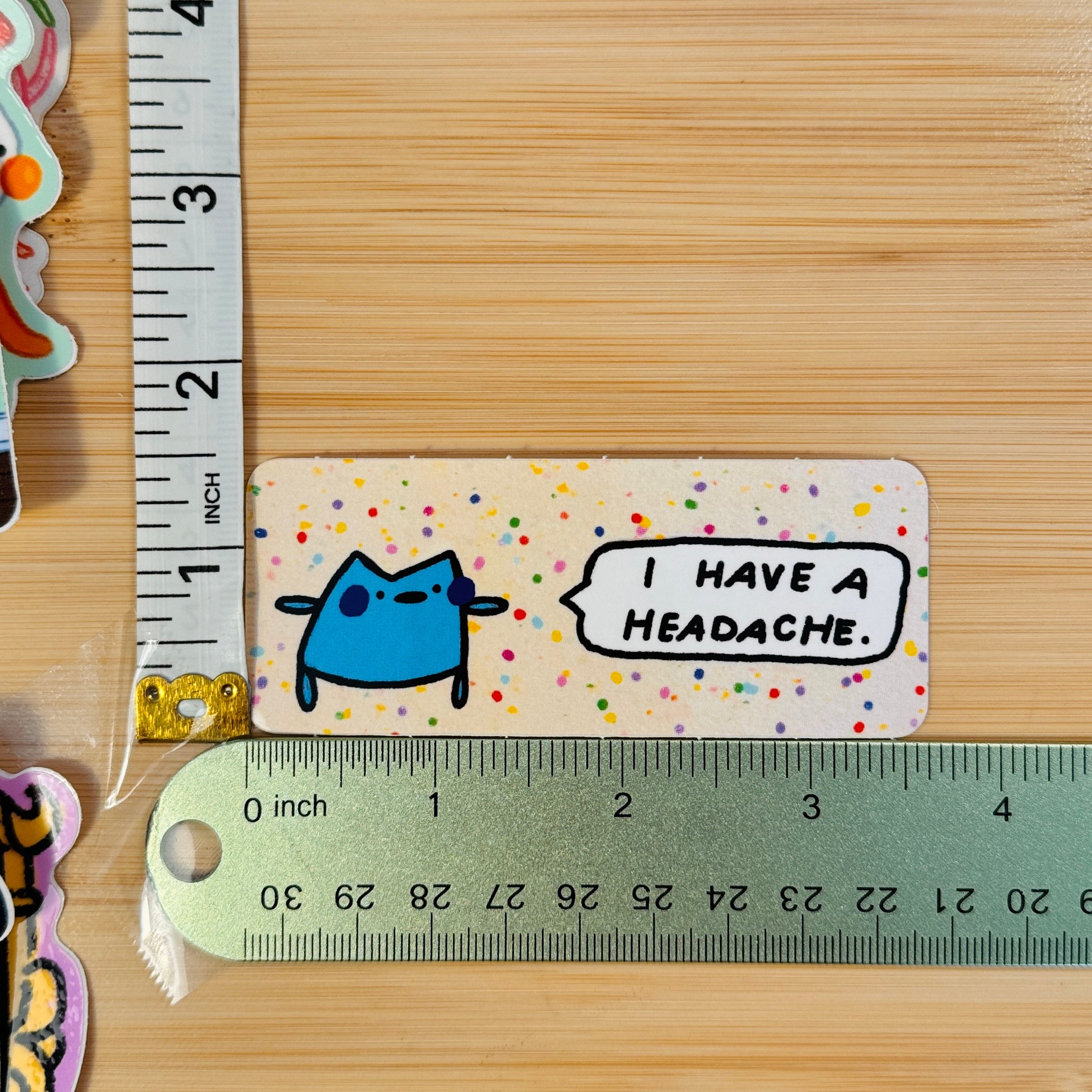 Headache Problem Sticker i have a headache sticker : ( – Stay Okay Studio